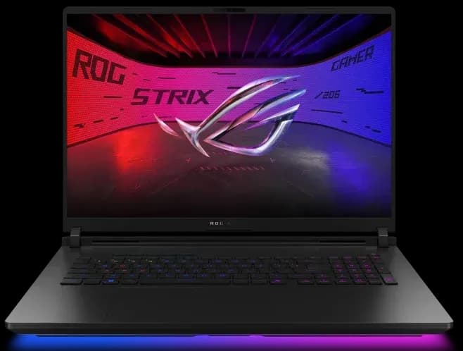 Игровой ноутбук Asus ROG Strix G18 G814FP-WS96 (Ryzen 9 9955HX, 32 ГБ, 1024 ГБ, RTX 5070, 240 Гц, Win 11) Чёрный